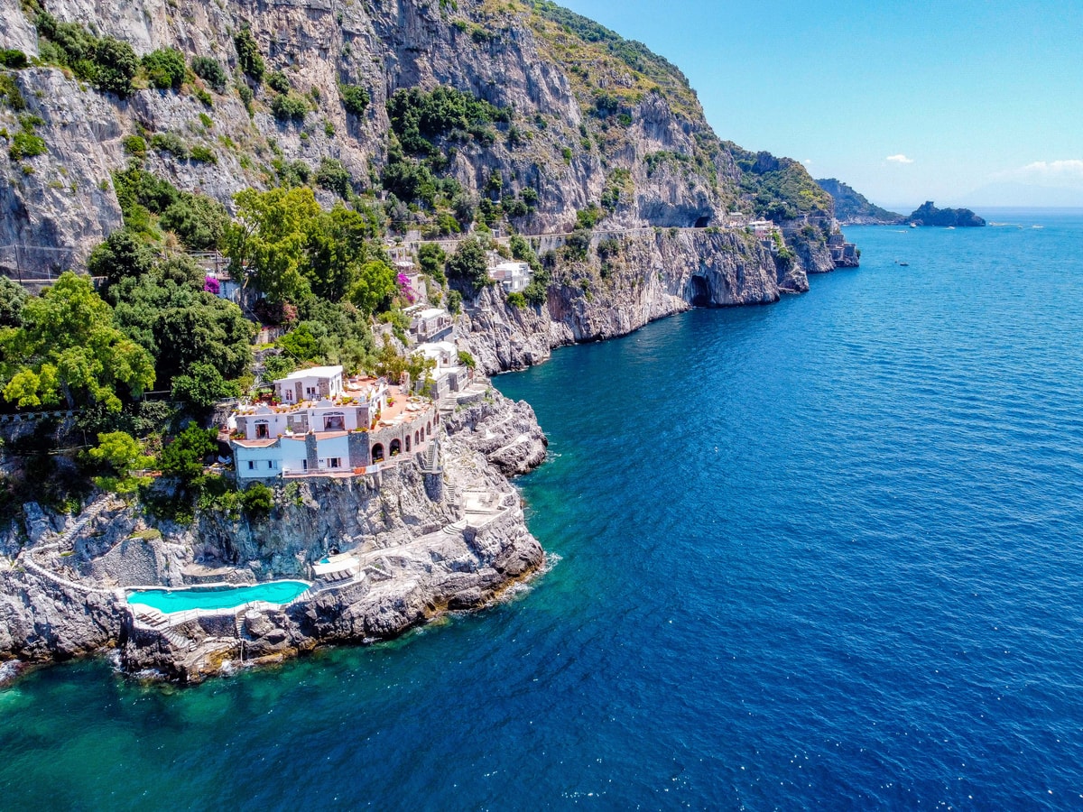 Villa Furore, with Pool and Direct Sea Access 49 Villas in Italy
