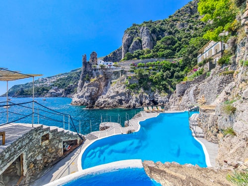 Villa Furore, with Pool and Direct Sea Access 45 Villas in Italy