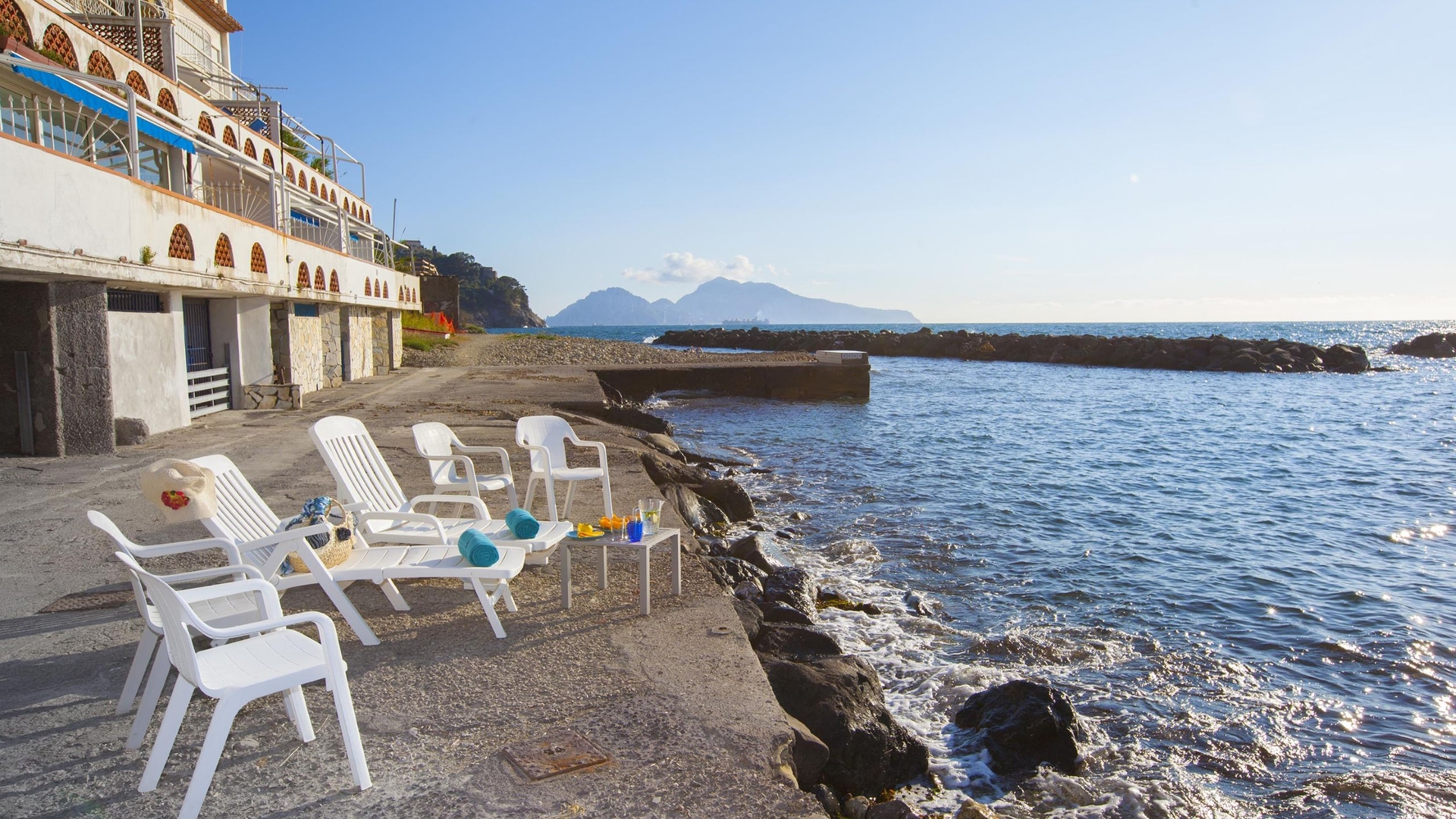Case Marcia Mia - 2 adjacent seafront houses 44 Villas in Italy