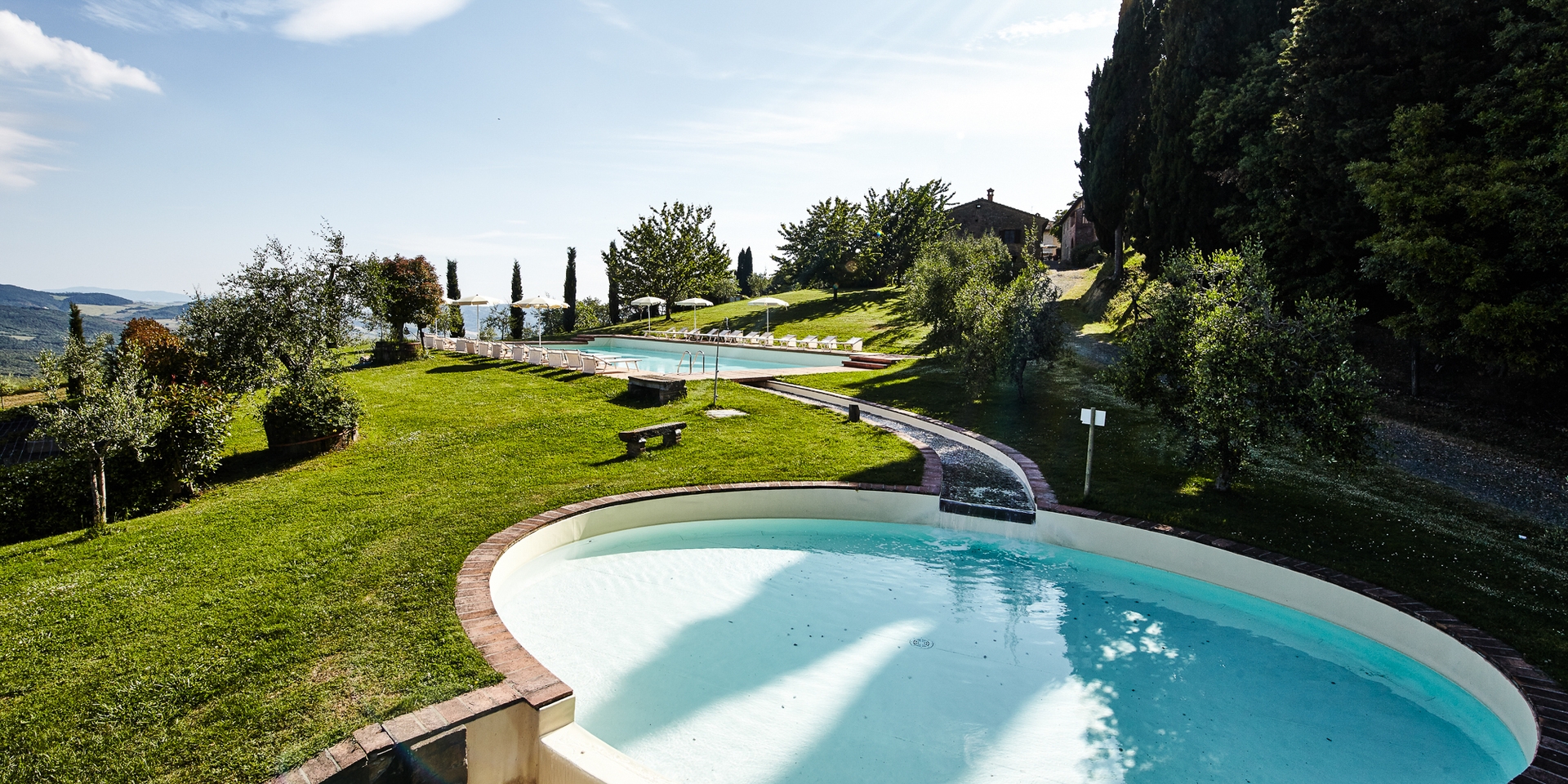 Castagneto Estate - Large Tuscan Borgo 3 Villas in Italy