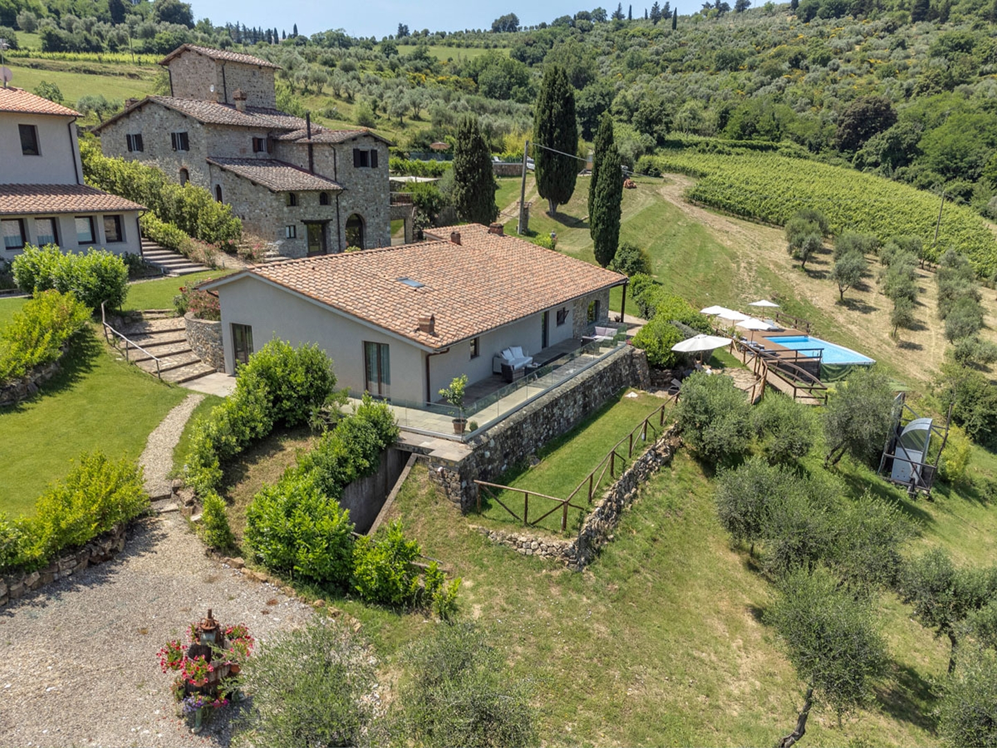 Villa with swimming pool in Tuscany 3 Villas in Italy