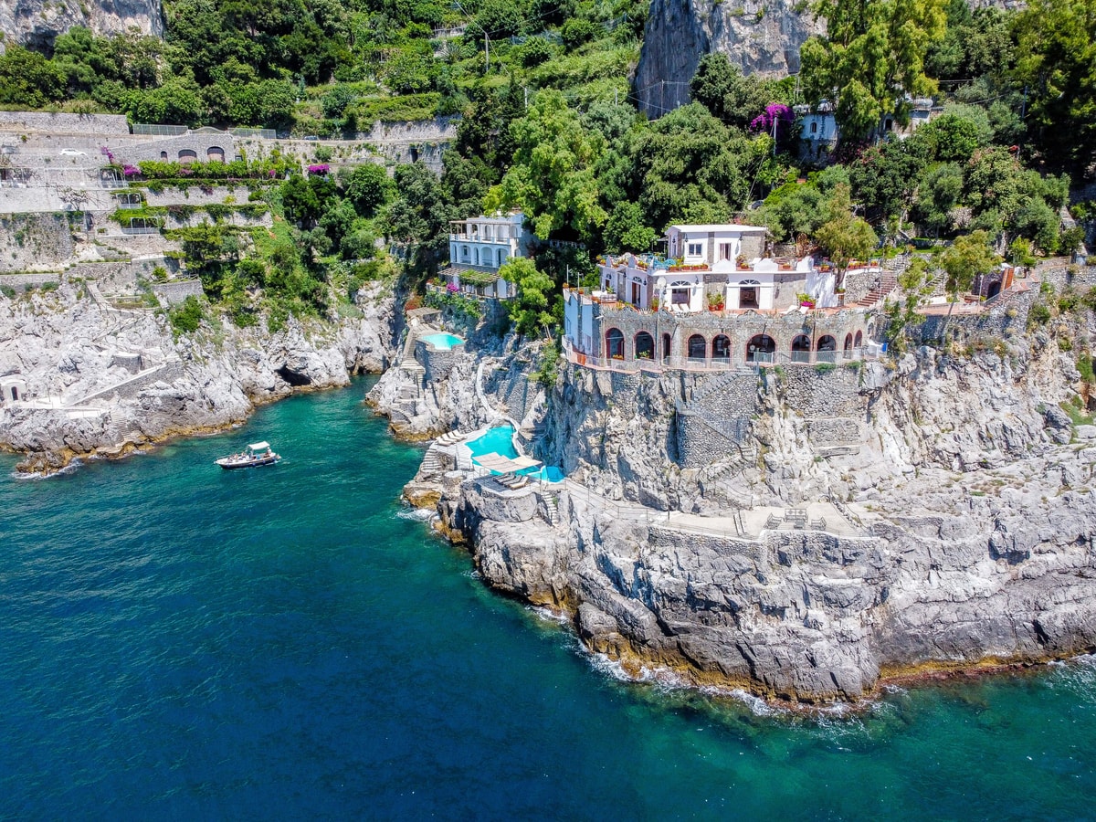 Villa Furore, with Pool and Direct Sea Access 47 Villas in Italy