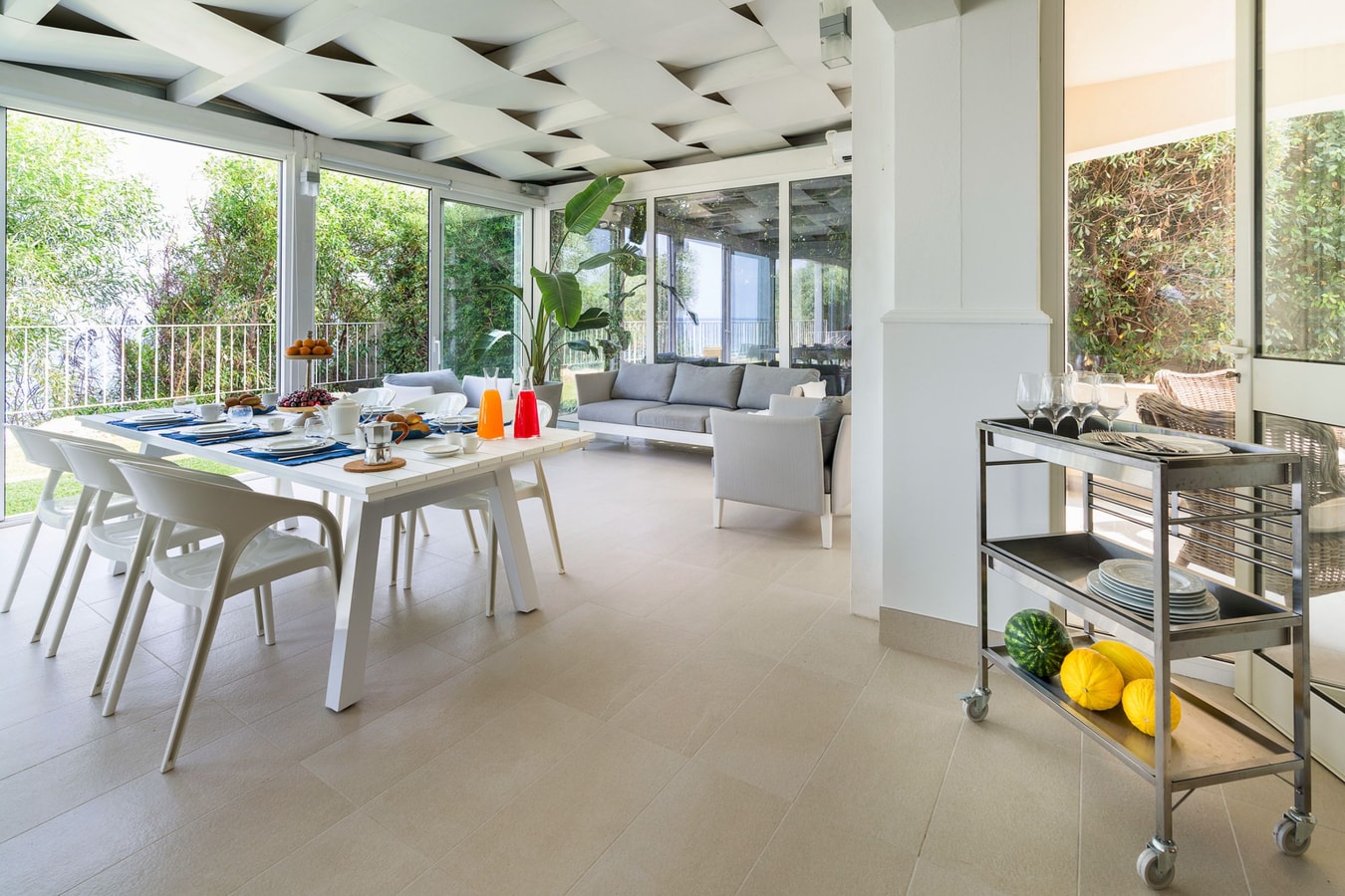 Villa Saveria (6 Guests) - Seafront with jacuzzi 8 Italian Breaks