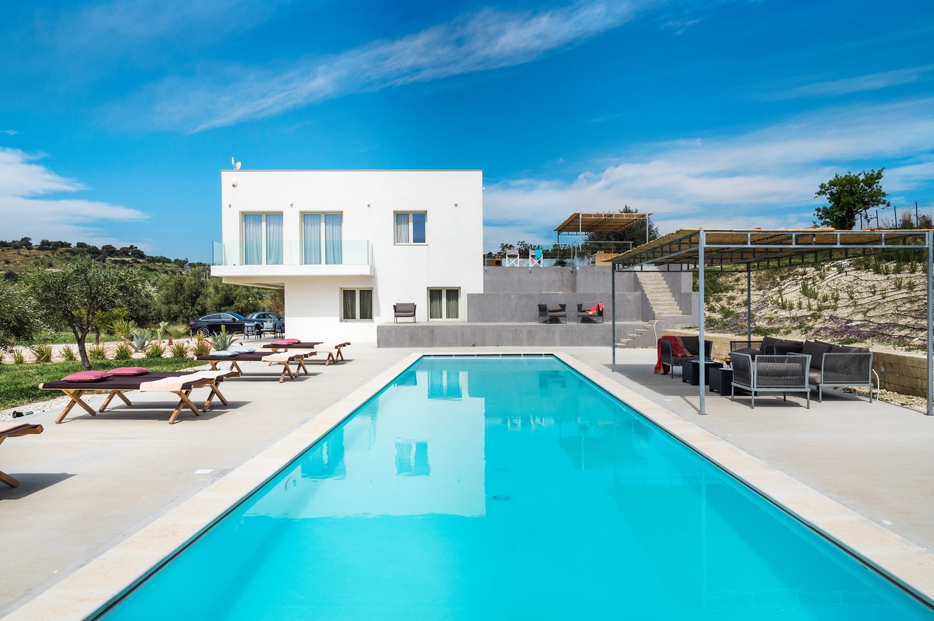 Villa Bochini - Modern villa with heated pool in Noto Area 40 Italian Breaks