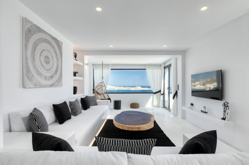 Luxury modern villa with swimming pool and private beach path in Mykonos 3 My Villa Breaks