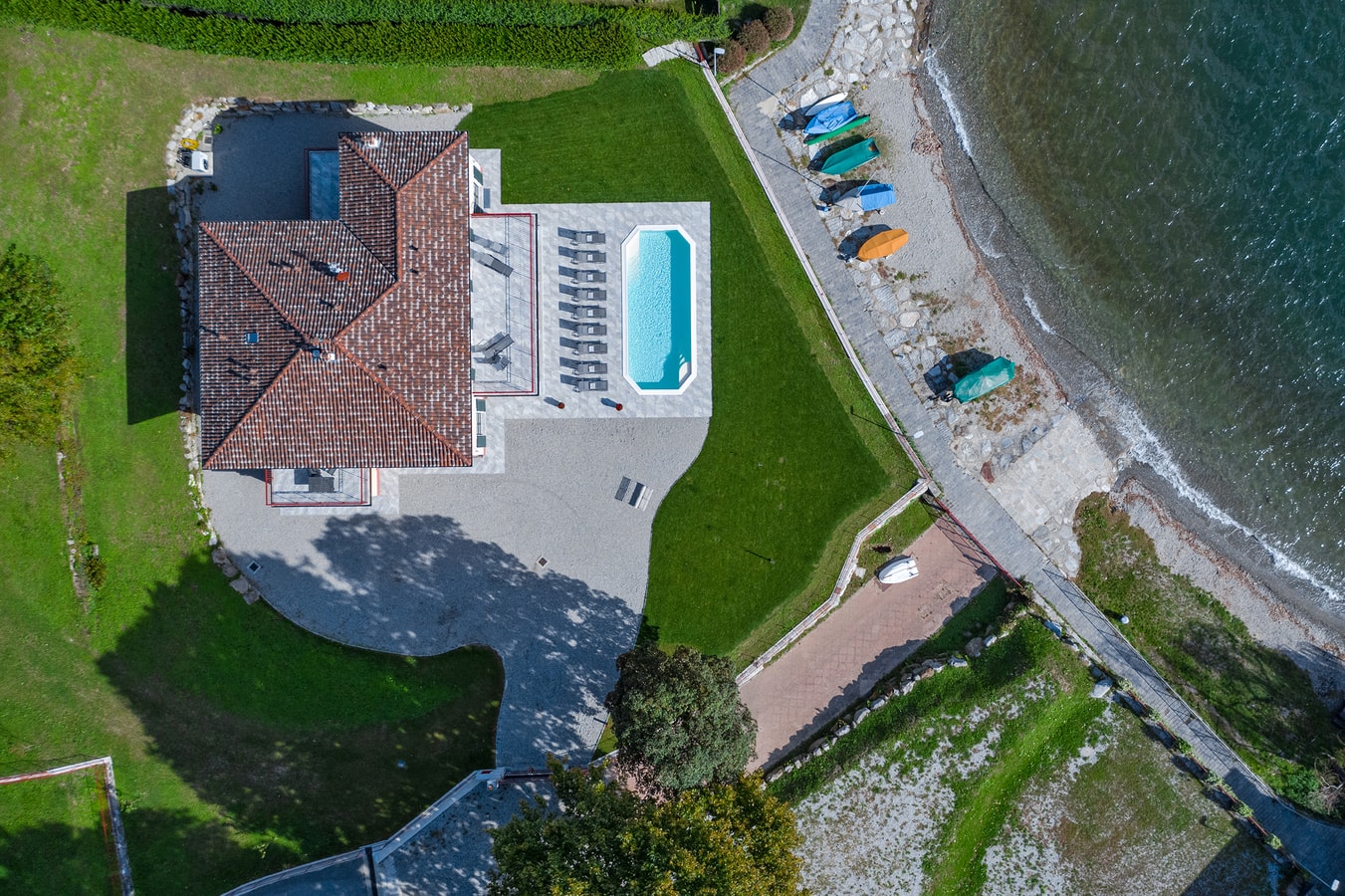 Villa Senagra - Private lake front villa with heated pool 2 Italian Breaks