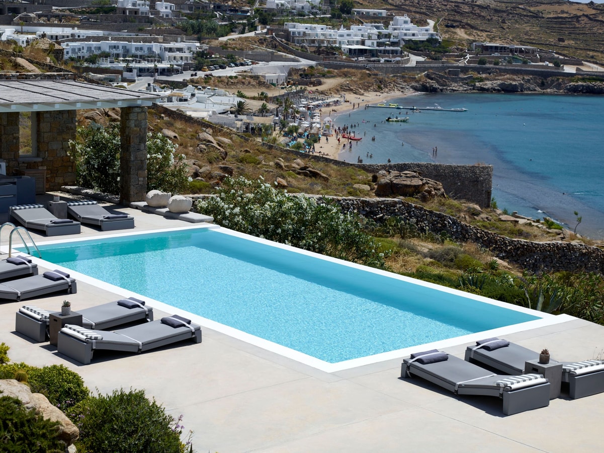 Luxury modern villa with swimming pool in Mykonos My Villa Breaks
