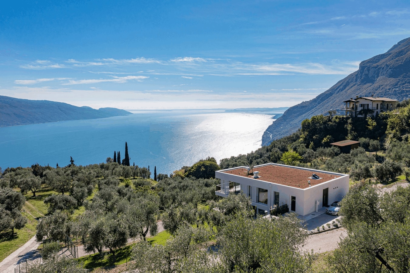 Private villa with stunning views of Lake Garda, Tignale, Italy ...