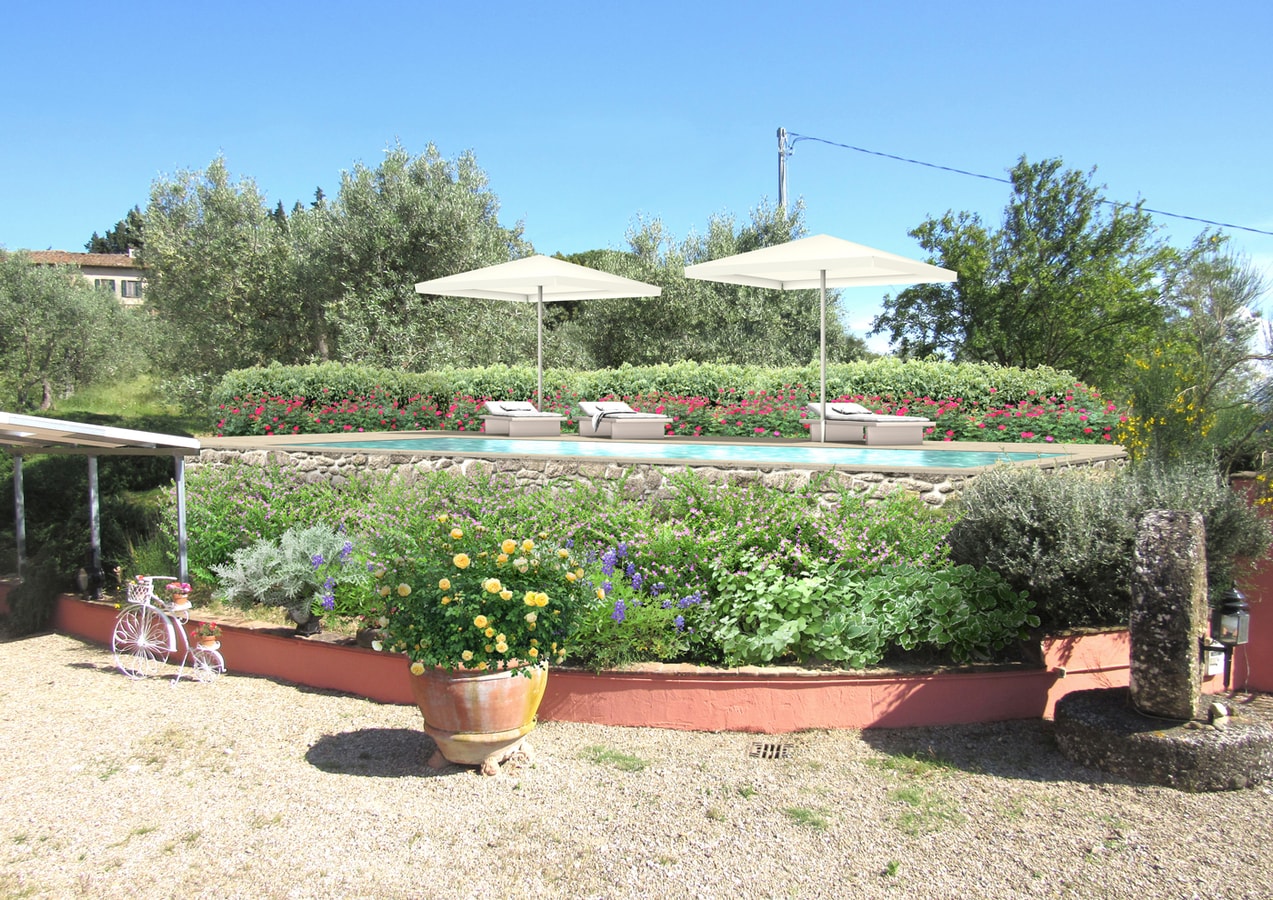 Betony - Villa + Cottage with private pool 24 Italian Breaks