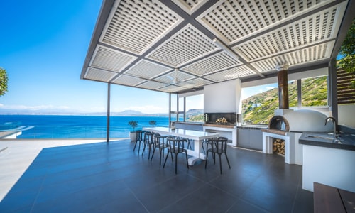 Luxury modern villa with swimming pool and private beach access 0 The Prestige Villa Collection