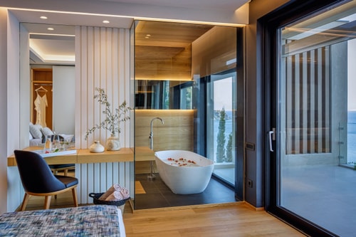 Luxury modern villa with swimming pool in Crete 40 The Prestige Villa Collection