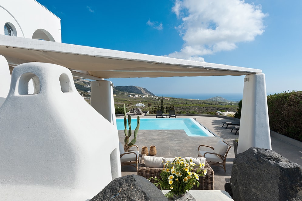 Villa Nikos - Luxury modern private villa with pool and sea views My Villa Breaks