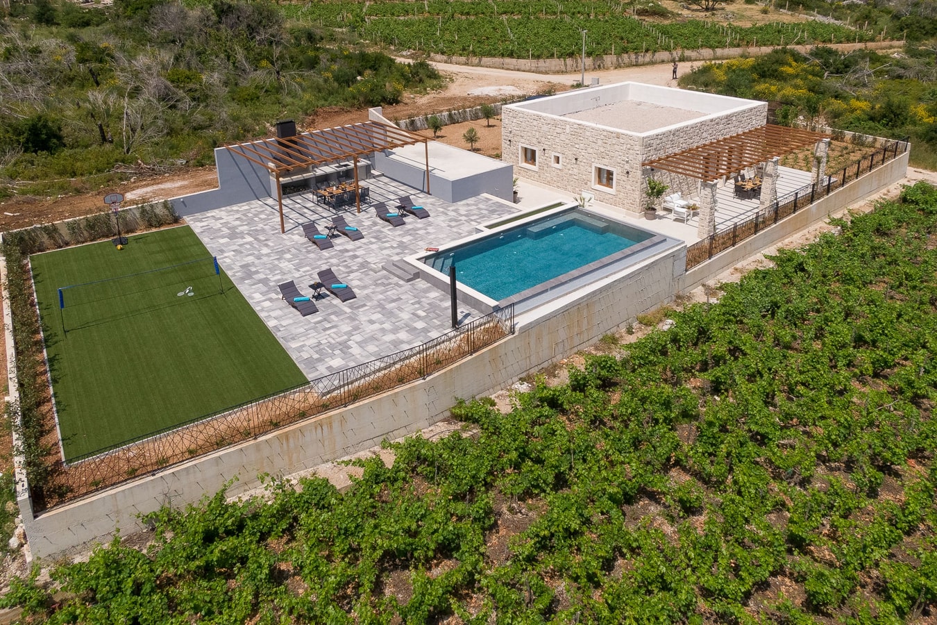 Villa Tajana - Private villa with pool and play court 1 My Villa Breaks