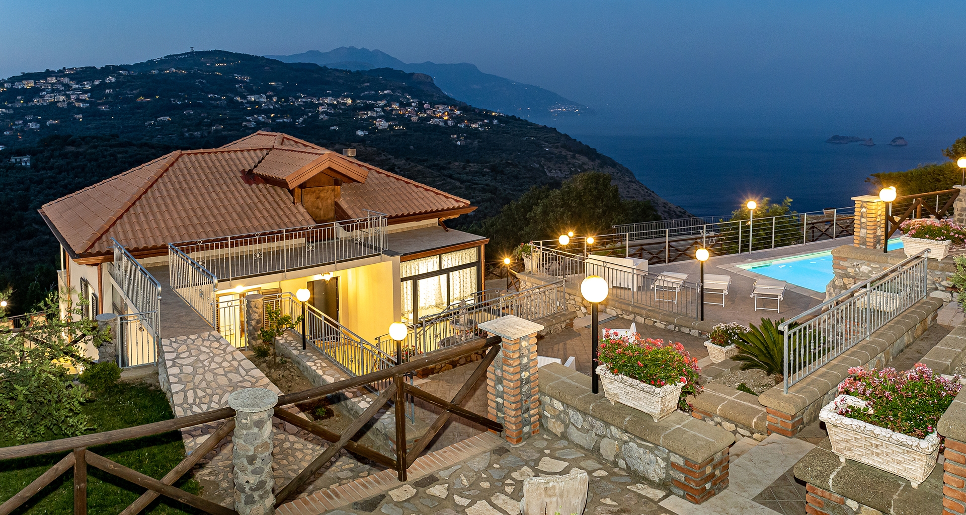 Villa Marcella with private pool and sea views 44 Villas in Italy