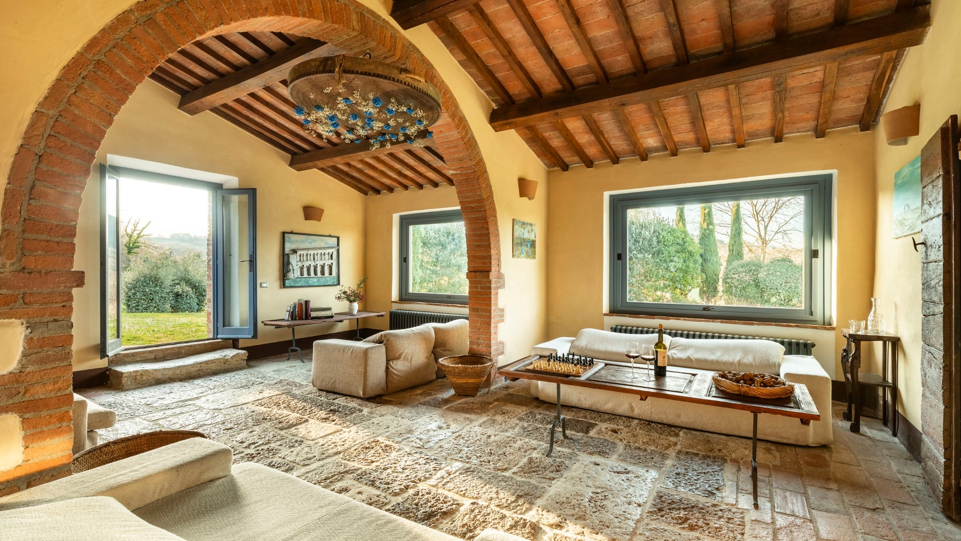 Podere Pulciano - Historic Tuscan farmhouse with pool 49 Villas in Italy