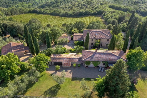 Villa Gaiole – Tuscan Estate with Pool & Spa 56 Villas in Italy