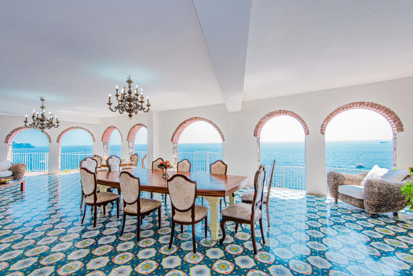 Villa Furore, with Pool and Direct Sea Access 12 Villas in Italy