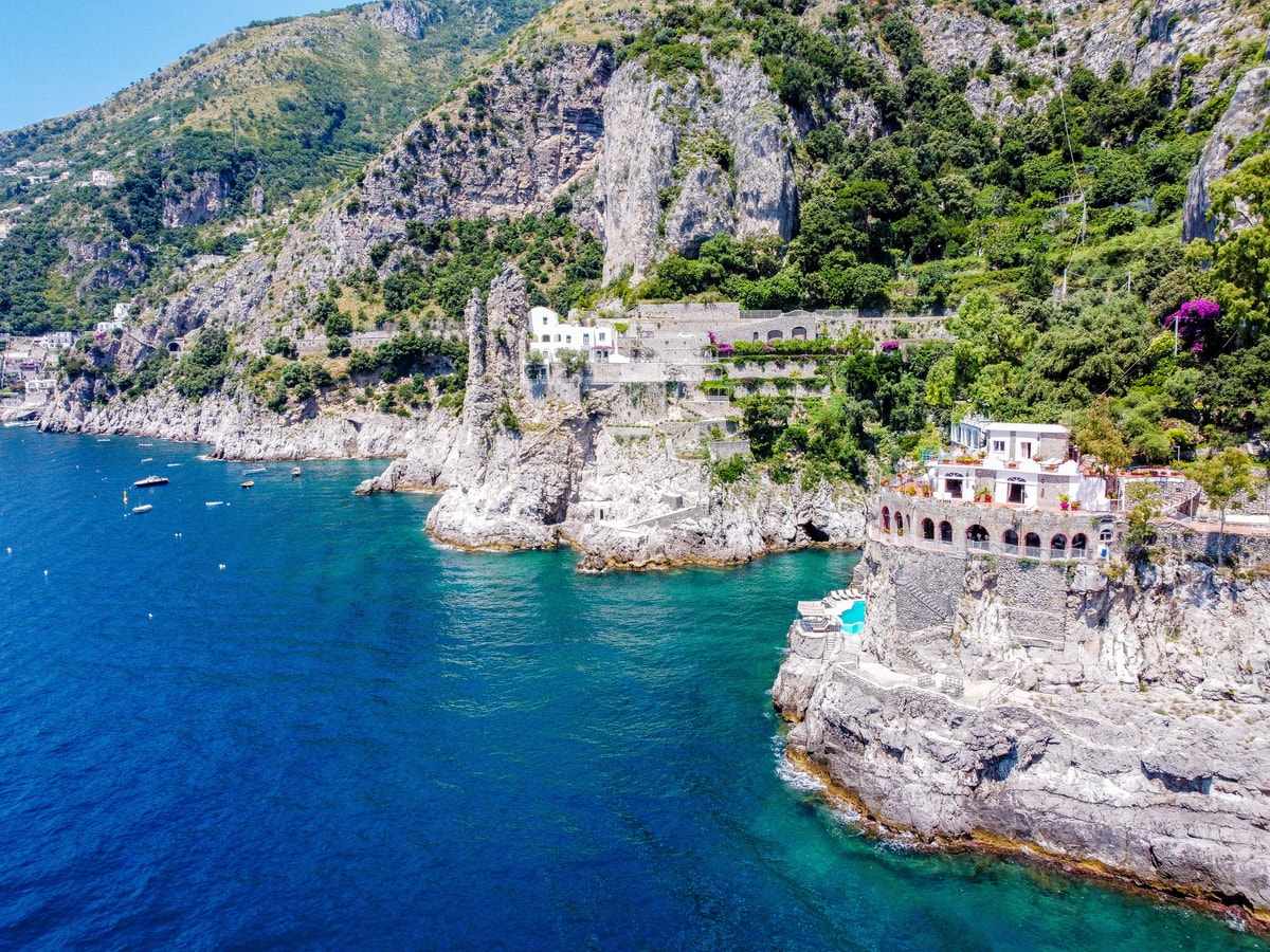 Villa Furore, with Pool and Direct Sea Access 50 Villas in Italy