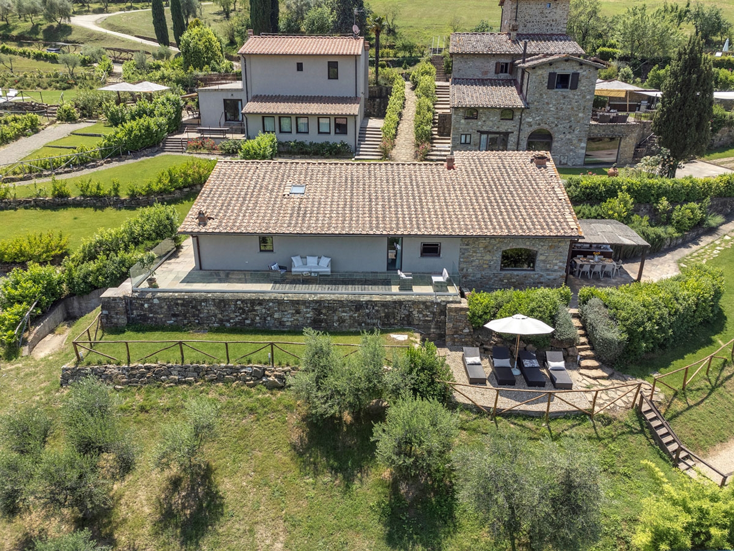 Villa with swimming pool in Tuscany 45 Villas in Italy