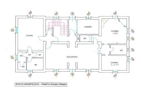 Castello Casalino – Guardistallo – Pisa area 45 Villas in Italy