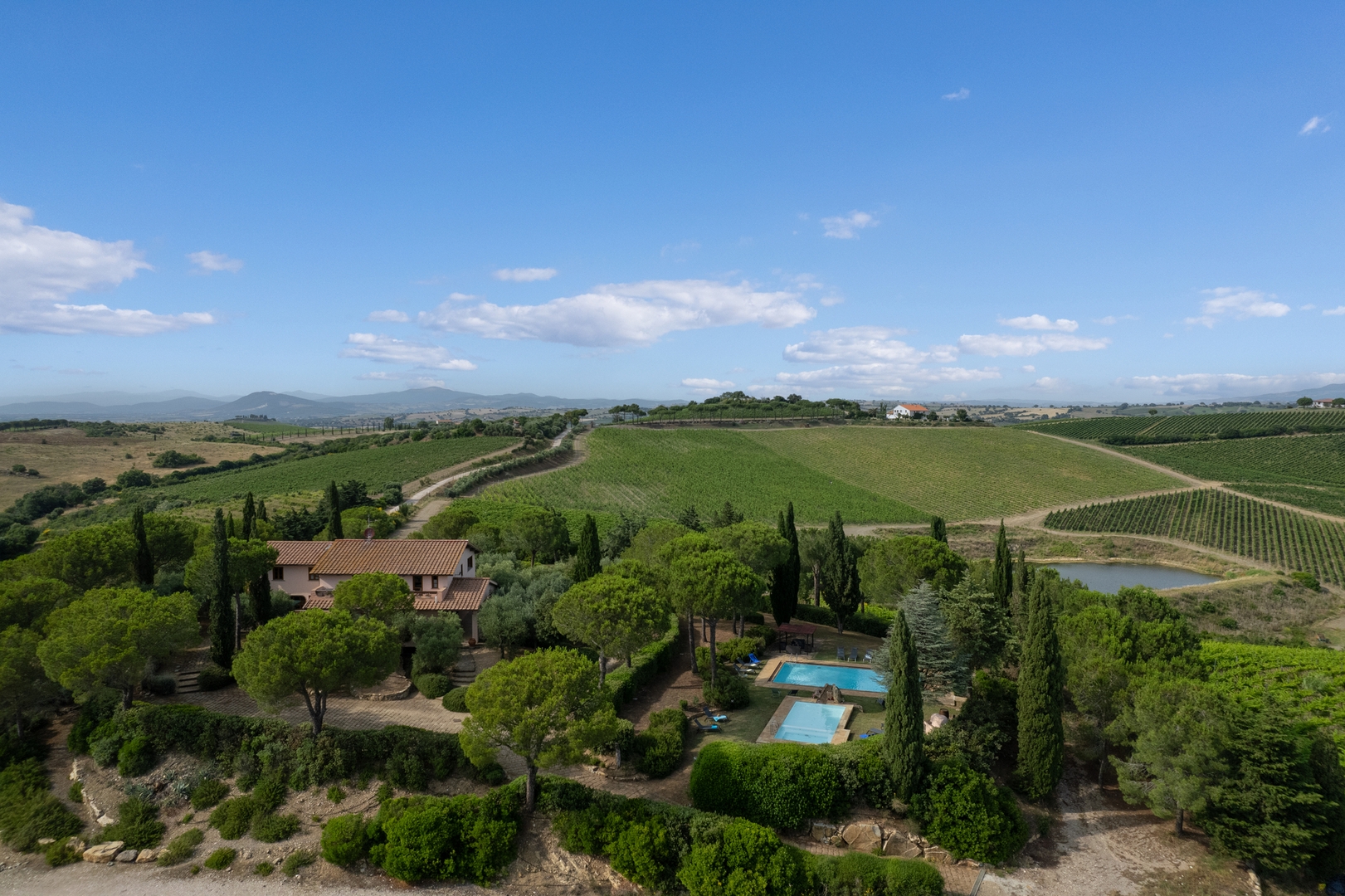 Podere Delle Vigne, in the Vineyards of Maremma 52 Villas in Italy