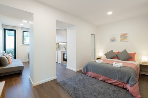 Modern Bright Studio w/ Terrace by HostWise Host Wise Booking