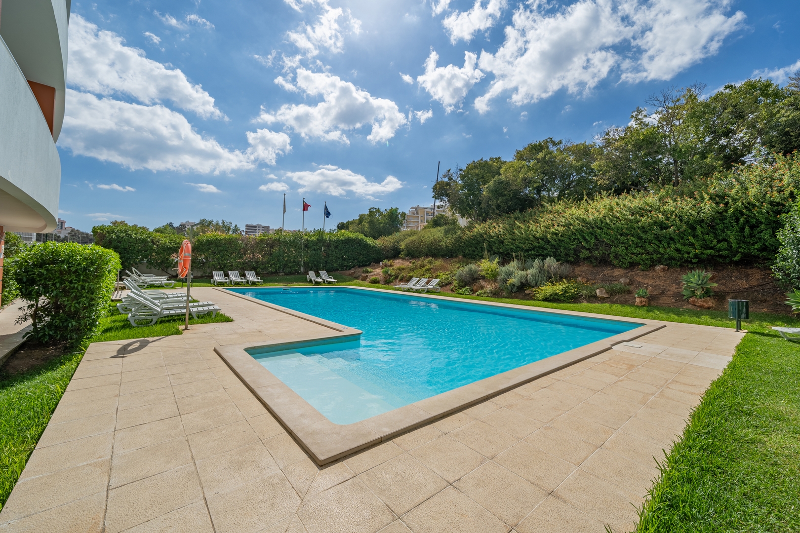 Sunlit Poolside Retreat w/ Balcony by HostWise Host Wise Booking