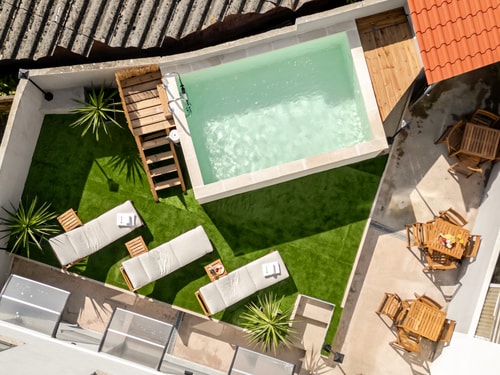Poolside Retreat for 12 in Three Flats by HostWise Host Wise Booking