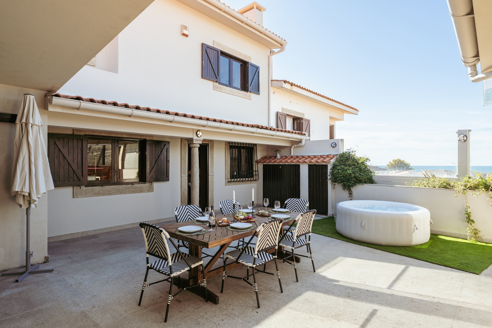 Beach Villa with Jacuzzi & Garage by HostWise Host Wise Booking