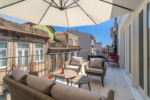 Elegant Luxurious Flat | Balcony by HostWise Host Wise Booking