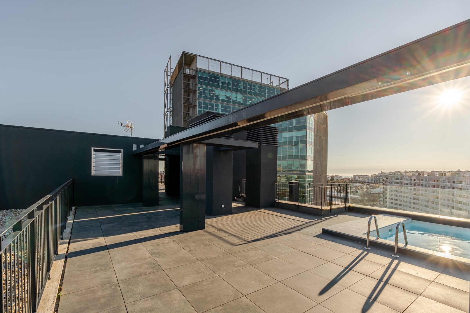 Rooftop Pool & Balconies in Gaia by HostWise 64 Host Wise Booking