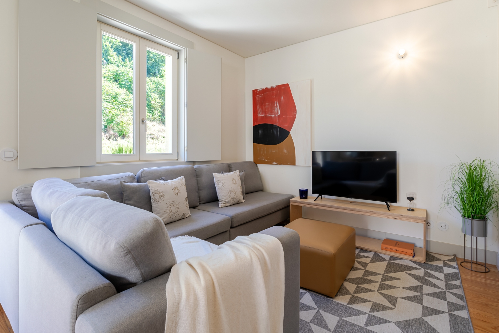 Sunlit Retreat with Green Terrace by HostWise 4 Host Wise Booking