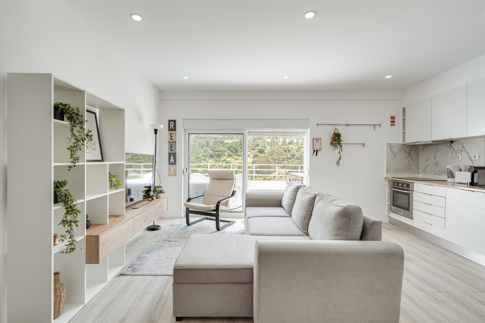 Sunny Flat w/ Jacuzzi & Balconies by Host Wise 13 Host Wise Booking