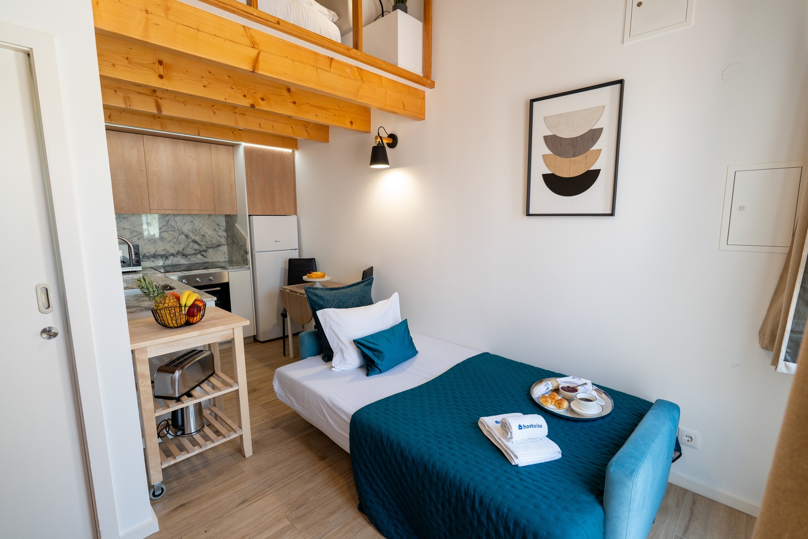 Courtyard T1 Apartments with BBQ by HostWise 148 Host Wise Booking