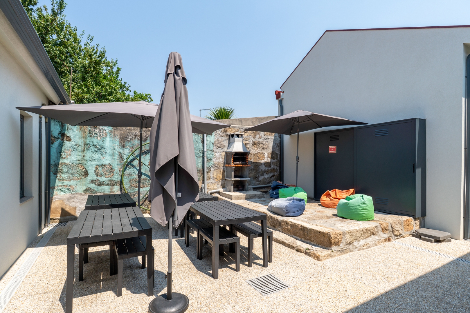Courtyard T1 Apartments with BBQ by HostWise 89 Host Wise Booking