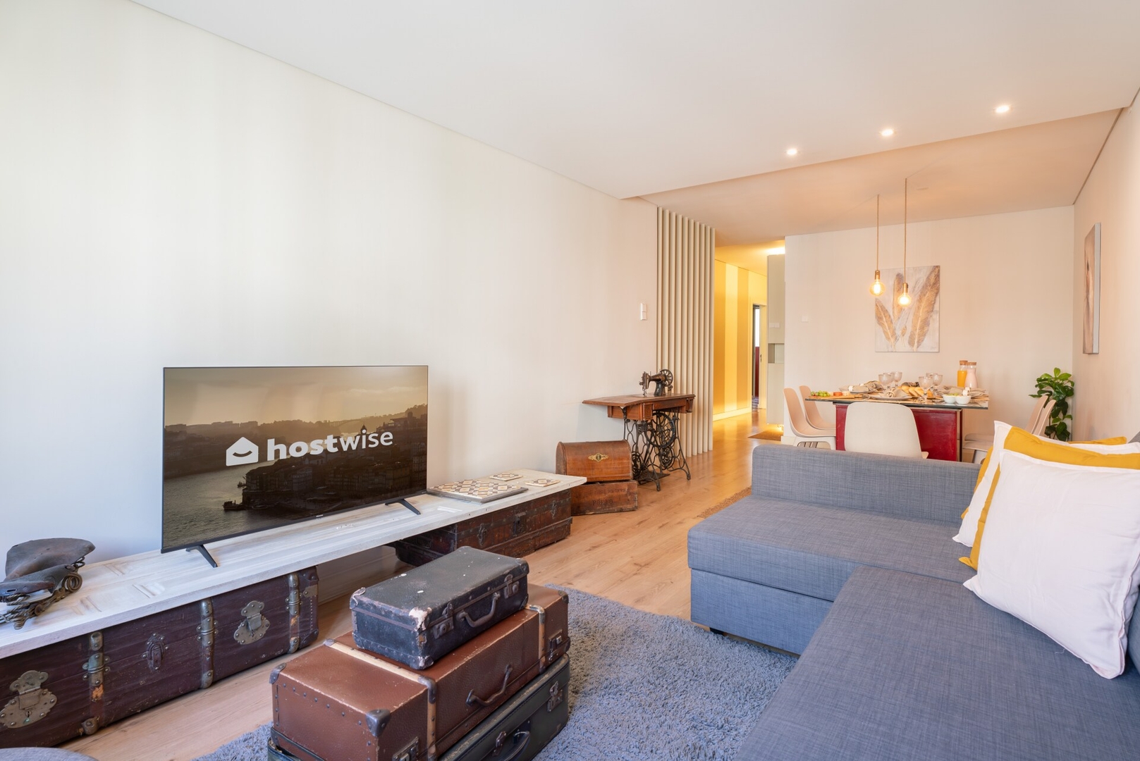 Colorful Bright Flats w/ Balcony by HostWise 11 Host Wise Booking