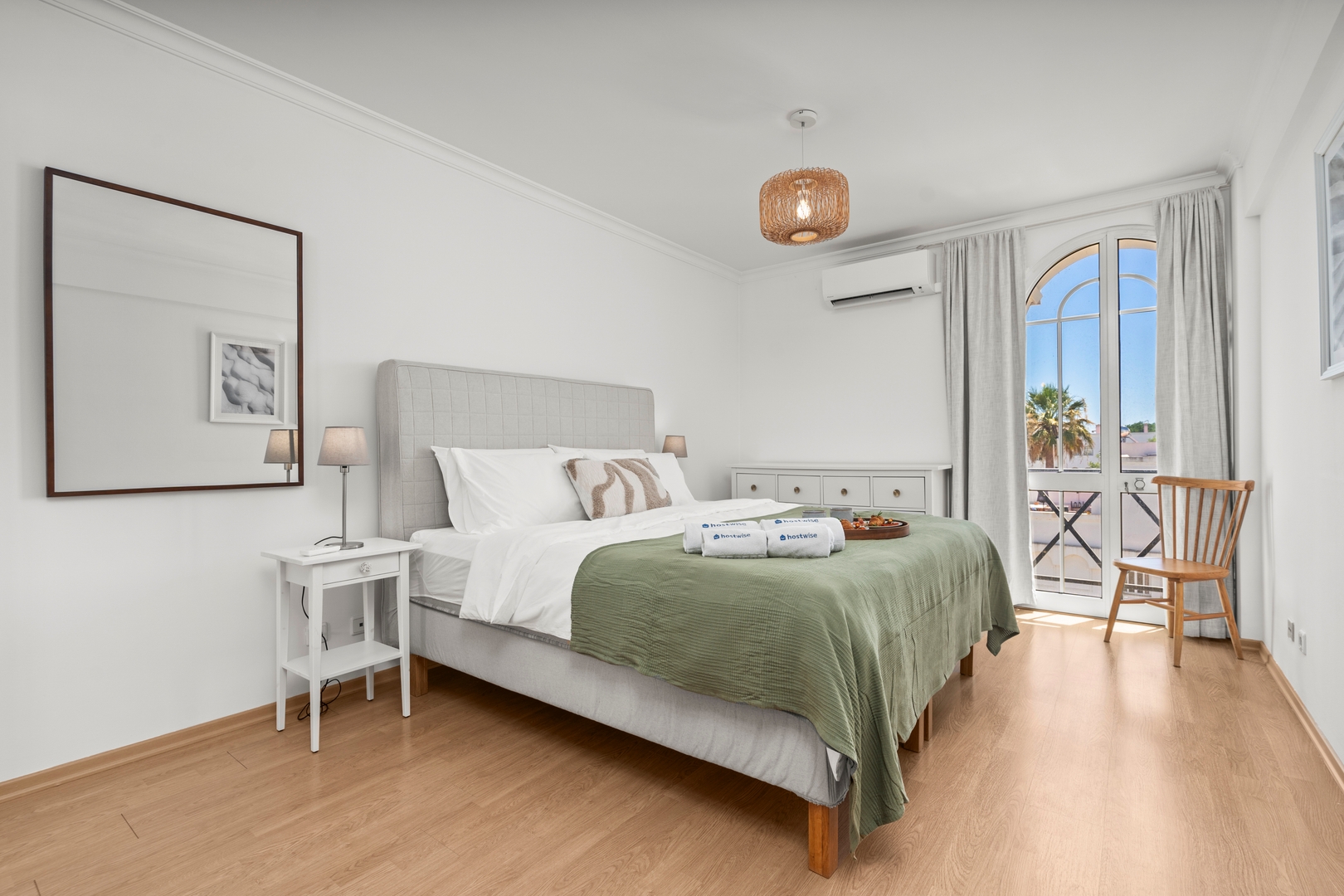 Elegant Flat with Pool & Balcony by HostWise 2 Host Wise Booking