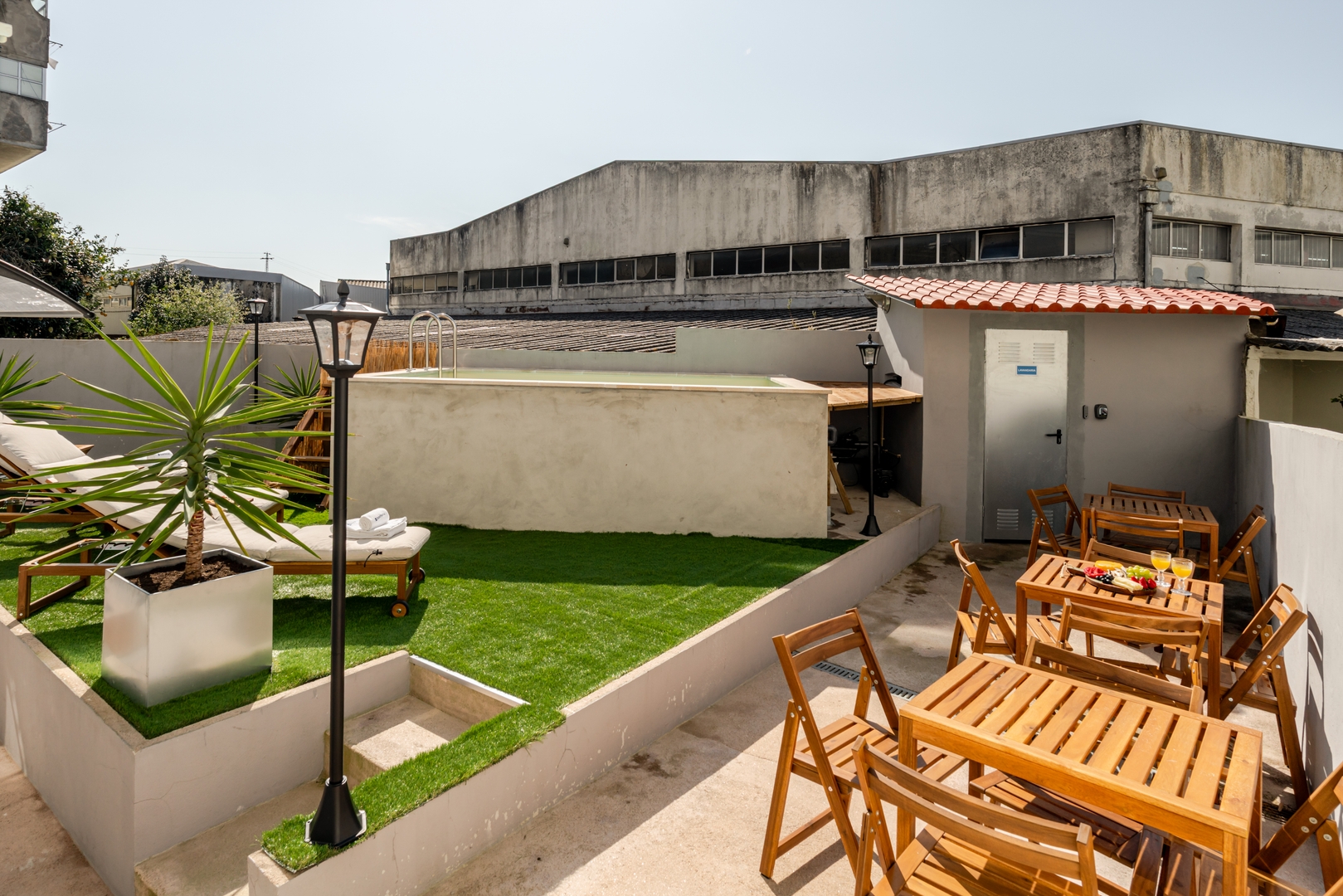 Poolside Retreat for 12 in Three Flats by HostWise 8 Host Wise Booking