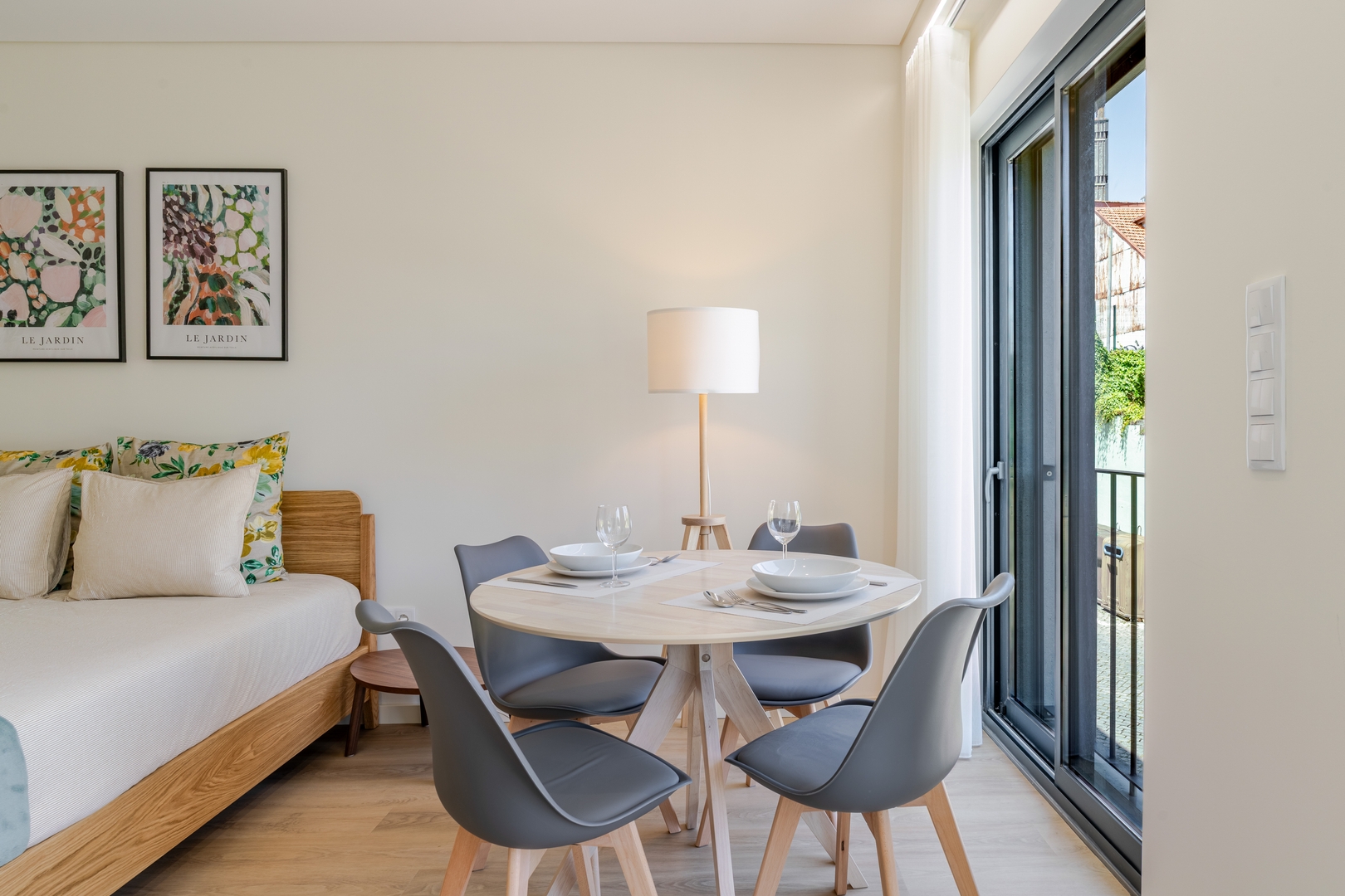 Stylish Flats w/ Balcony by HostWise 30 Host Wise Booking