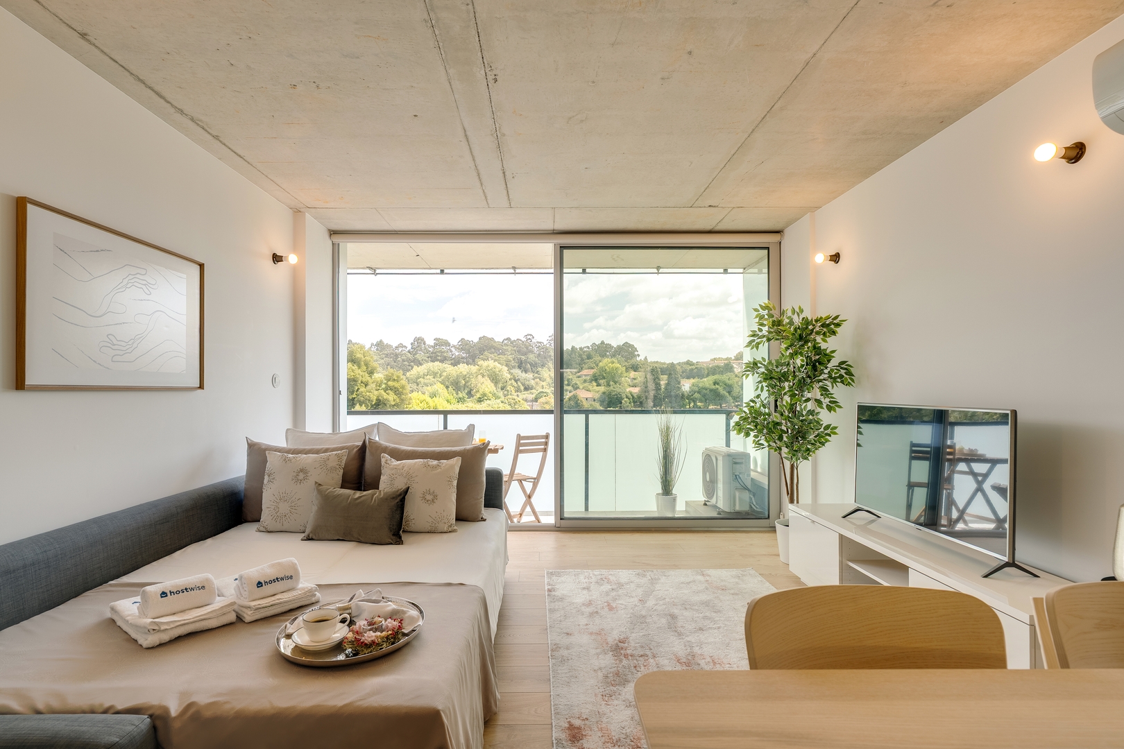 Balcony 2BRs with Pool & Parking by HostWise 29 Host Wise Booking