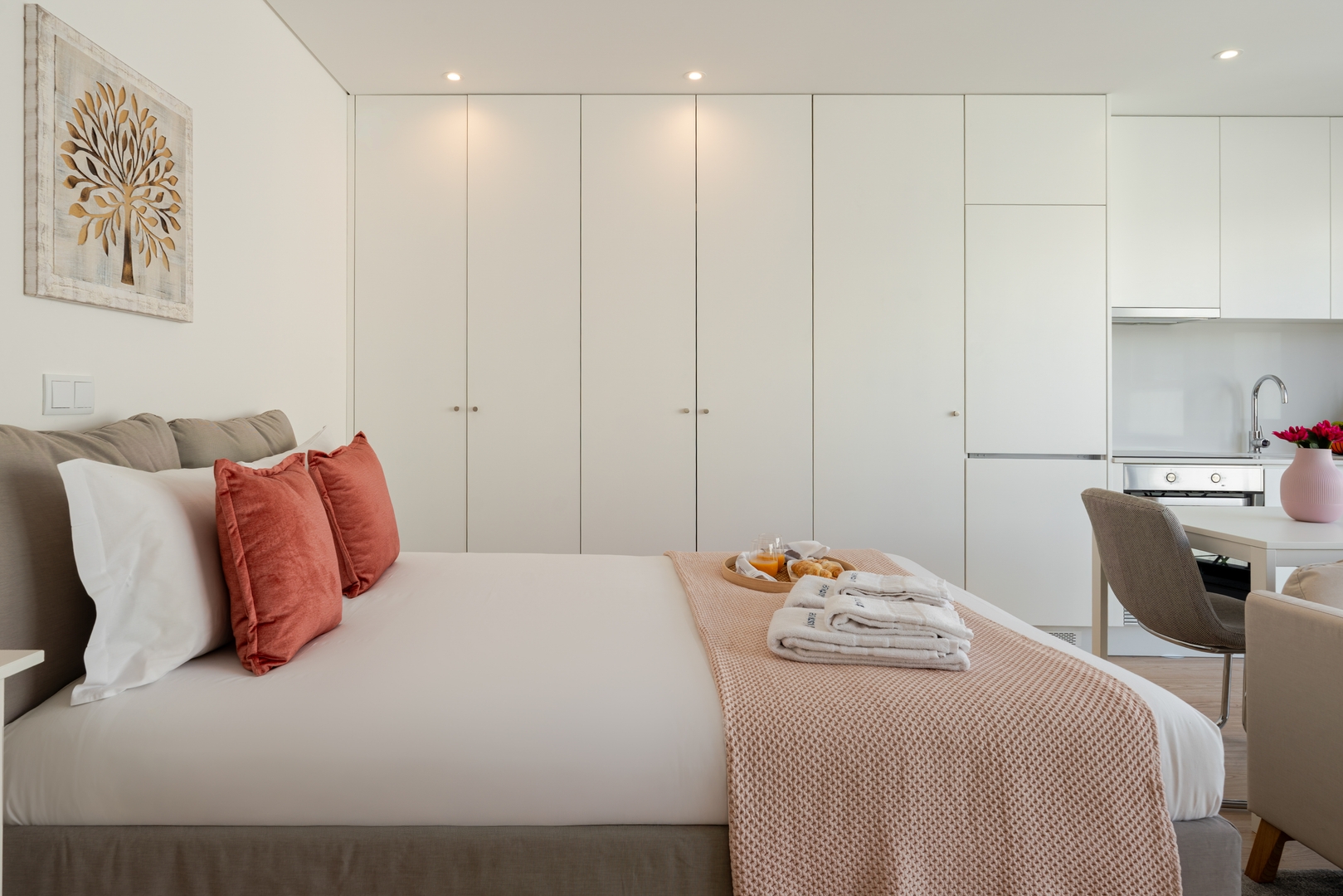 Elegant Studio w/ Balcony & Garage by HostWise 5 Host Wise Booking