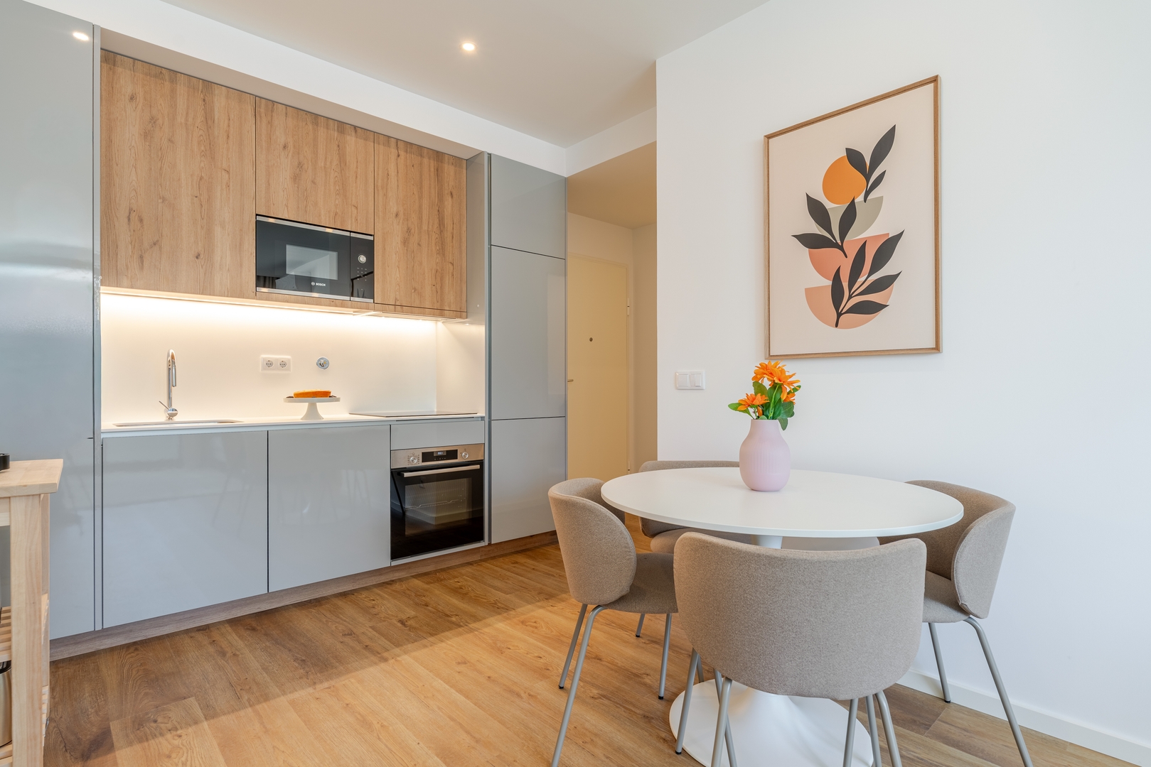 Sleek & Modern Flat w/ Private Garage by HostWise 4 Host Wise Booking