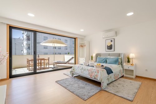 Stylish Studio w/ Balcony & Garage by HostWise Host Wise Booking