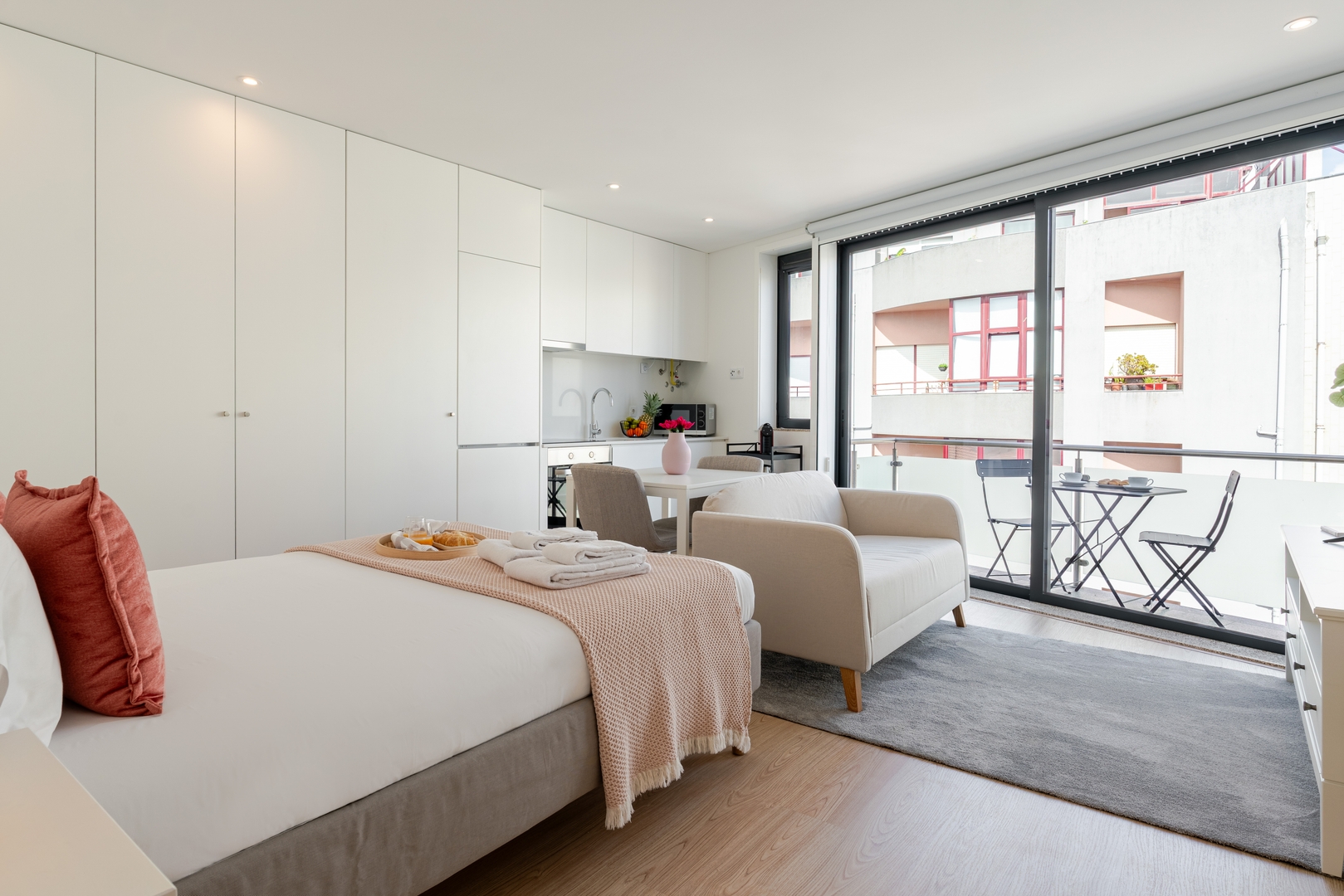 Elegant Studio w/ Balcony & Garage by HostWise 6 Host Wise Booking