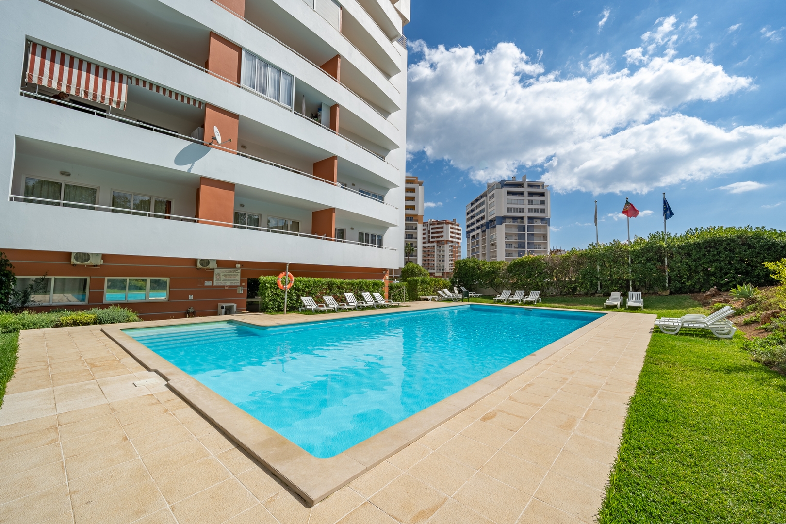 Sunlit Poolside Retreat w/ Balcony by HostWise 9 Host Wise Booking