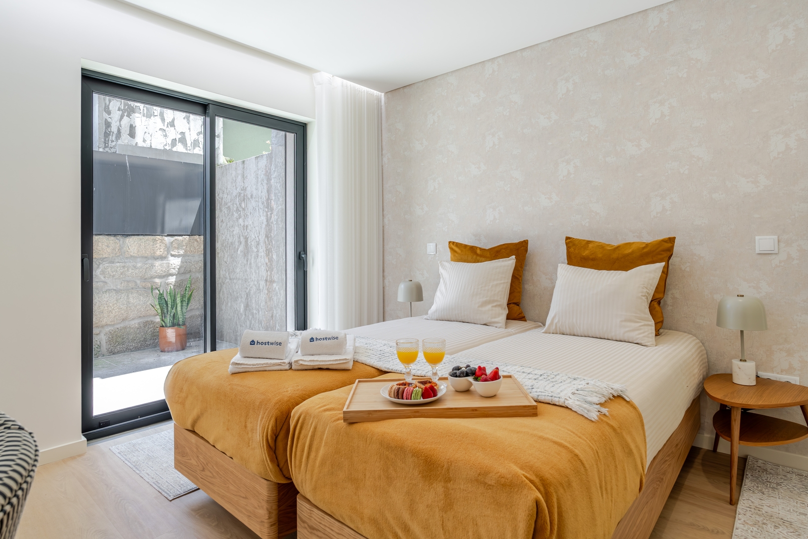 Stylish Flats w/ Balcony by HostWise 11 Host Wise Booking