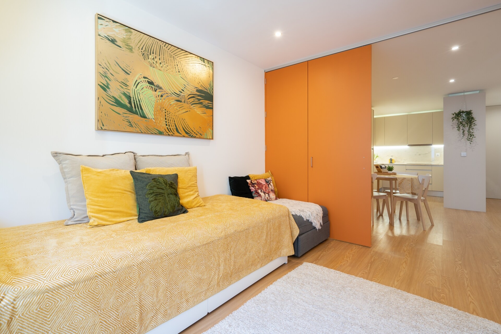 Colorful Bright Flats w/ Balcony by HostWise 42 Host Wise Booking