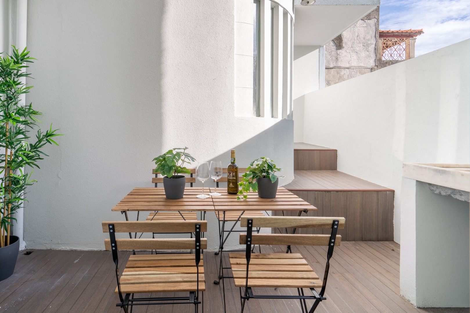 Host Wise - 2 Rustic Colorful Flats | Terrace 3 Host Wise Booking