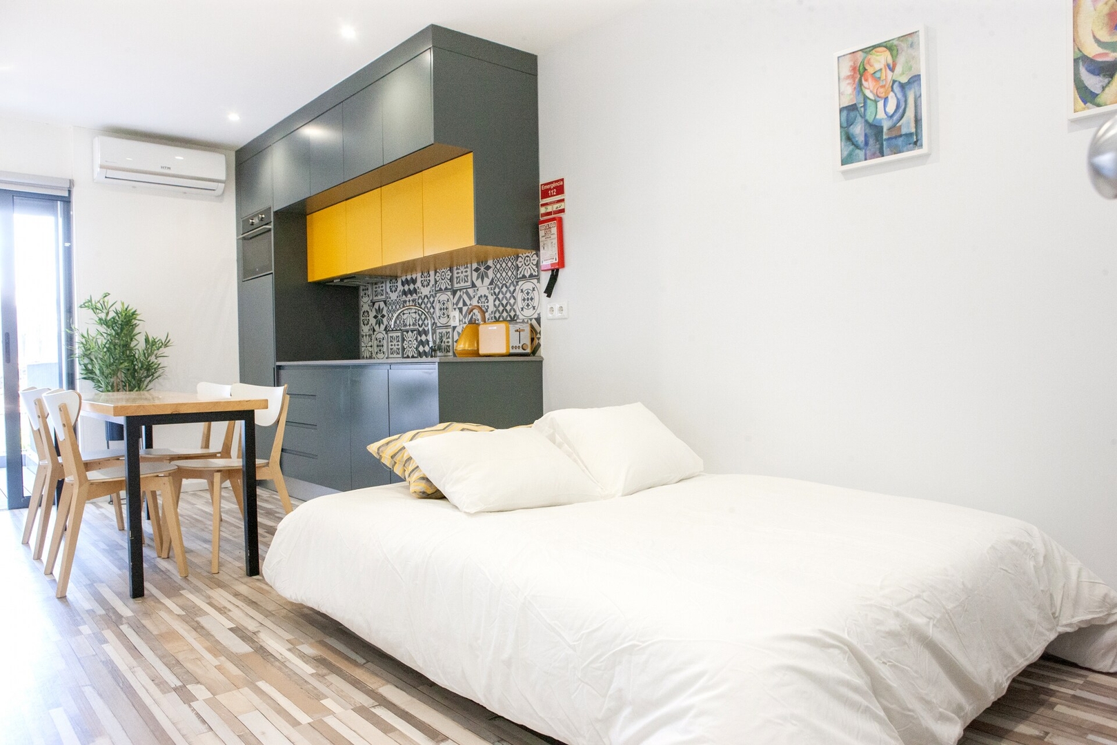 Charming Urban Flat w/ Balcony by HostWise 21 Host Wise Booking