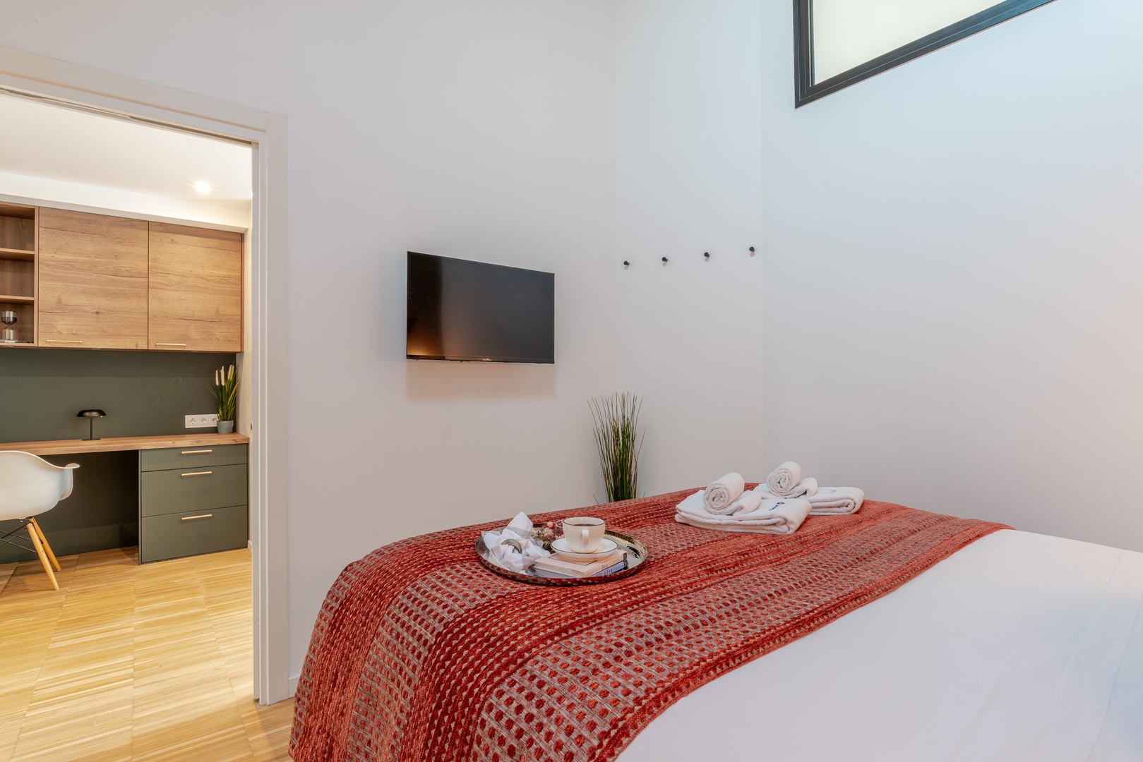 Stylish Open-Plan Flat with Swimming Pool by HostWise 51 Host Wise Booking